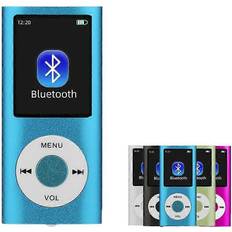 Media Players Hiigyl 8G Blue Mp3 Player with Memory Sd Card