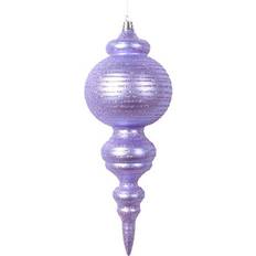 Purple Christmas Tree Ornaments Drop Ship Baskets Matte Cone 10 in Lavender 2 per Bag Christmas Tree Ornament