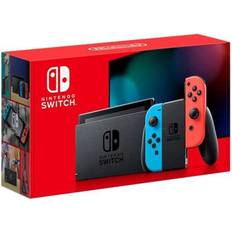 Nintendo Nintendo Switch Console Extended Battery with Neon Blue and Red