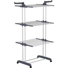 Gr8 Home Large Tower Clothes Airer 3 Tier Folding Drying Rack - Laundry Horse