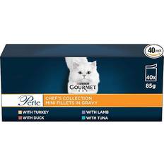 Gourmet Pets Gourmet Perle Chef's Collection in Gravy Wet Adult Cat Food 40x85g
