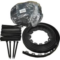 Selections Flexible Plastic Garden Edging 20m with 80 Pegs
