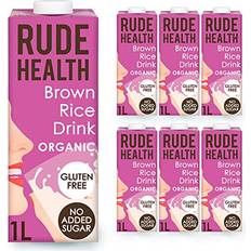Rude Health 6 x 1 Litre Organic Brown Rice Dairy-Alt Milk