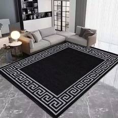 Shaggy Rugs UK Non Slip Large Area Rugs 160x230 cm - Black