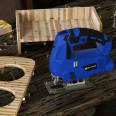 Power Saws YouseaHome Powerful Tool Jig Saw Corded Electric Low Vibration 6 Variable Speed with Laser Guide Bevel