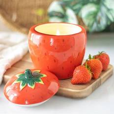 Scented Candles on sale Strawberry Shaped Jar Scented Candle