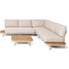 BEST Paros Aluminium Sand Akazie Kissen Sunproof Lounge-Set