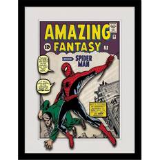 Posters Spider-Man Breakout Comic Framed 40cm x Black Poster