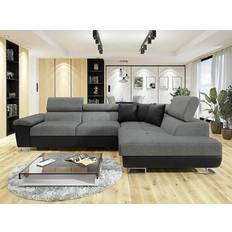 Olympia TU Anton Bed Black Grey Sofa