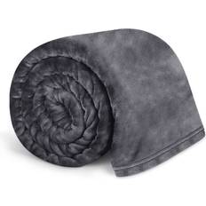 Supreme Fleece Mink Sofa Bed Throw Soft Winter Warm - Blankets Grey