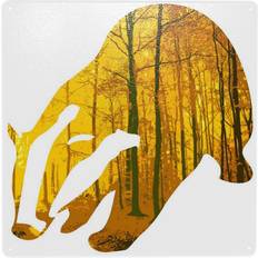 Yellow Wall Decor WHIBOS Metal Tin Sign 12x12 in Décor Wall Decor