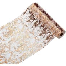 MeiYanQiong Table Runner Sequin Glitter Table Cover Rose Gold Tablecloth Gold