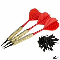 Bordsspel Aktive Darts Aktiv 14 cm Metall Plast 24 Enheter