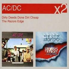 Music ACDC Dirty Deeds Done Dirt Cheapthe Razor039s Edge 2 Discs (CD)