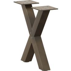 Natural Table Legs vidaXL Coffee Legs X-Shaped 2 pcs Table Leg