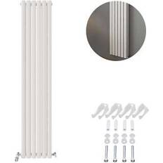 Radiators iBathUK Princia Vertical Double Oval Panel Radiator 1800mm x 360mm