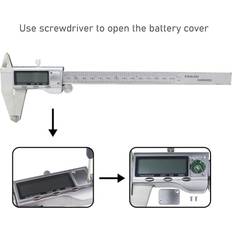 Ketotek Stainless Steel Electronic Digital Vernier Caliper Guage Micrometer 200 Mm 6 Inch Lcd Display Slide Gauge