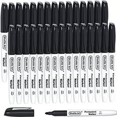 Shuttle Art 30 Pack Permanent Markers Fine Point Black Ink