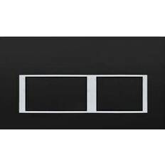 Flush Plate Black Wall Hung Toilet Rimless DPT Pan Seat 1.12m Concealed Cistern Frame