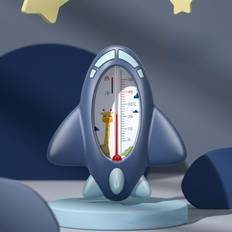 Blue Bath Thermometers Aircraft Baby Bath Shower Water Thermometer