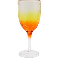 Orange Wine Glasses Carousel Home Orange Ombre Plastic Wine Glass
