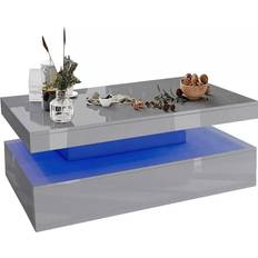 Hampton & Stewart High Gloss LED Coffee Table