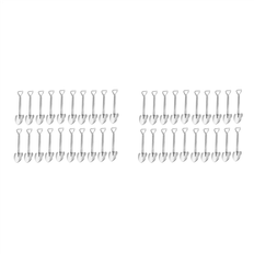 Brown Coffee Spoons Veneka 40 Pack Shovel Shape Espresso Spoons 4.7 Inches Stainless Steel Coffee Spoon
