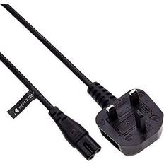 Computer Spare Parts Keple UK Mains Power Lead Cable Replacement Compatible with Canon Pixma MG HP ENVY Range Printers 3 Pin Wall Cord to Figure 8 C7 2m66ft