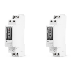 Power Consumption Meters Jojomino 2X Household Electronic Din Rail Single Phase Electricity Power Consumption Wattmeter