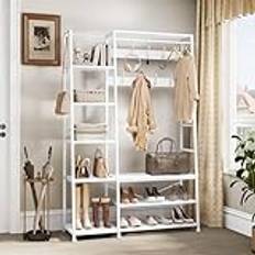 YitaHome Coat Stand with Shoe Storage Clothes Rack