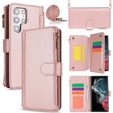 GANGXUN Flip Case for Samsung Galaxy S22 Ultra