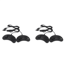 4X USB Gamepad Game Controller 6 Buttons