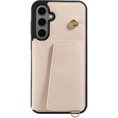 GANGXUN White Wallet Case for Samsung Galaxy S25 Plus