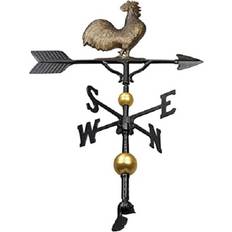 Garden Games Aluminum Deluxe 3D Rooster Weathervane 32 in Aged Bronze