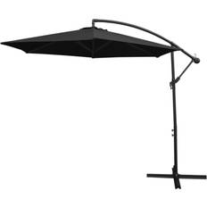 Garden & Outdoor Environment MonsterShop 3m LED Cantilever Parasol Banana Umbrella Garden