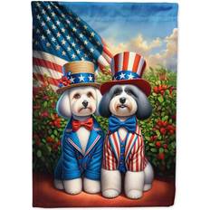 Garden & Outdoor Environment Carolines Treasures Unisex All American Havanese Polyester House Flag 40 x 28 in
