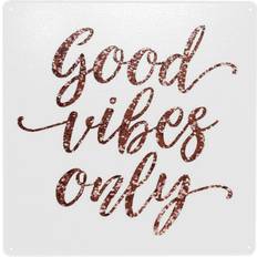 Rose Gold Wall Decorations WHIBOS Metal Tin Sign 12x12 in Décor Wall Decor