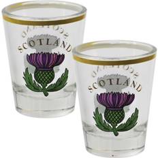 Set of 2 Double Glasses 50ml Scottish Designs