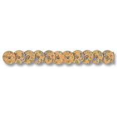 Gold Crafts Trimits 6mm Flat Strung Sequins Trim Gold Hologram