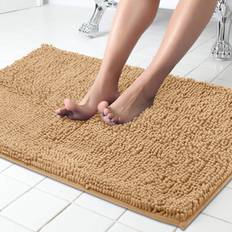 Bathroom Accessories Oxford Homeware Beige Non Slip Bath Mats 40 x 60 cm