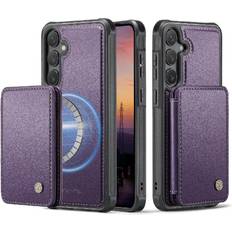 Samsung galaxy s25 cover GANGXUN Case for Samsung Galaxy S25 Magnetic Rfid Blocking 2 In 1 Functionality Stand