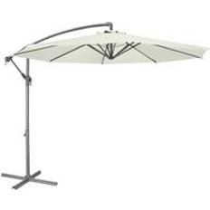 Dellonda 3m Banana Parasol with Crank Handle and Cover