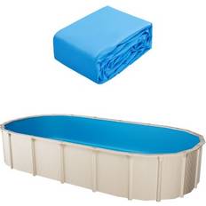 Liners VEVOR Ovale Schwimmbadfolie 500 x 300 x 120 cm