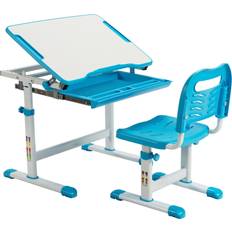 Kids study table and chair Casart Height Adjustable Kids Study Table and Chair Set