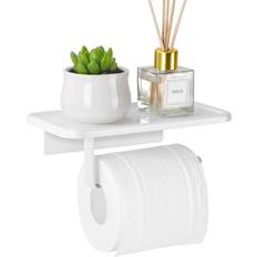 Bathroom Accessories Zeuxo Toilet Paper Roll Holder with Shelf