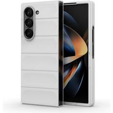 Veanxin Samsung Galaxy Z Fold6 Phone Case Silicone Full Cover White