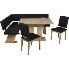 Tischgruppen Eckbank Essgruppe Verona 150 x 181 cm Sonoma Eiche Tischgruppe