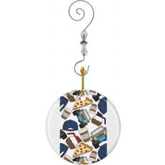 Brown Christmas Tree Ornaments Famgem Lukes Coffee Pizza Lorelai Car Diner Pack 6950 Christmas Tree Ornament