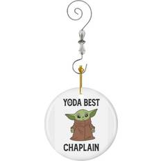 Ceramic Christmas Tree Ornaments Famgem Mens Best Chaplain Dad Ever Fathers Day Christmas Tree Ornament