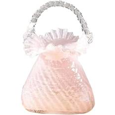 Veeki Glass Bag Purse for Flowers Vase